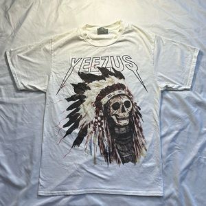 White “Yeezus” tour shirt - Sz L